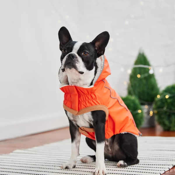 Insulated Raincoat - Orange - Image 4