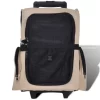vidaXL Foldable Multipurpose Pet Trolley Beige - Image 2