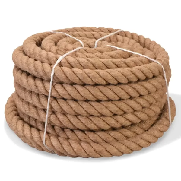 vidaXL Rope 100% Jute 0.6" 3937"