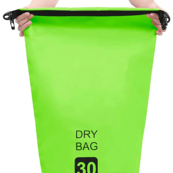 vidaXL Dry Bag Green 7.9 gal PVC - Image 2