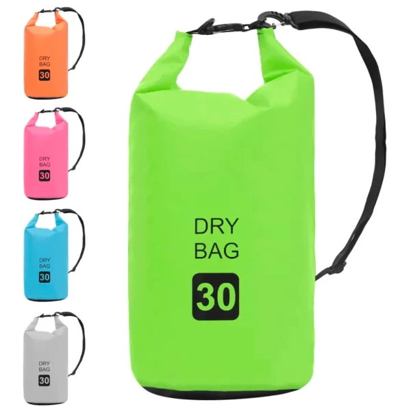 vidaXL Dry Bag Green 7.9 gal PVC - Image 9