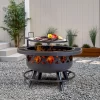 Outdoor Leisure Products Model 5511 32" Roundup Fire Pit with adjustable 20 inch cooking shelf - Image 2
