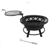 Outdoor Leisure Products Model 5511 32" Roundup Fire Pit with adjustable 20 inch cooking shelf - Image 4