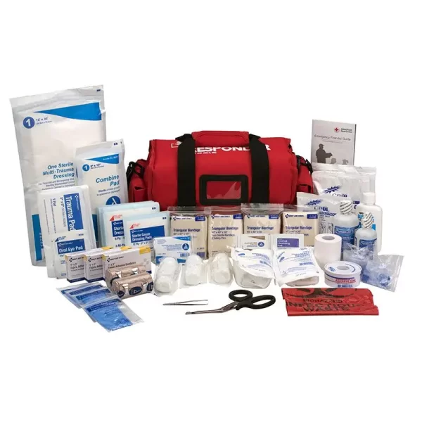 First Responder Kit, Large Fabric Bag, 158 Pieces - Image 2