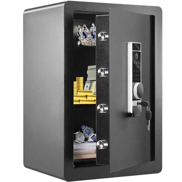 VEVOR Safe 2.2 Cubic Feet Home Safe Steel for Cash Gold 15.75x13x23.6 inch - Image 2