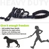 5 FT Thick Highly Reflective Dog Leash-Green - Image 17