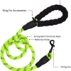 5 FT Thick Highly Reflective Dog Leash-Green - Image 22