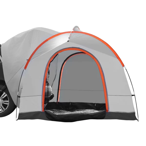 VEVOR SUV Camping Tent, 8'-8' SUV Tent Attachment for Camping with Rain Layer and Carry Bag, PU2000mm Double Layer Truck Tent, Accommodate 6-8 Person, Rear Tent for Van Hatch Tailgate - Image 12