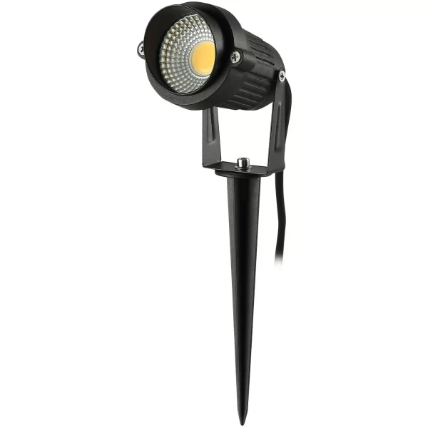 VEVOR Landscape Lighting, 6W Low Voltage LED Landscape Lights, IP66 Waterproof Landscape Spotlights Yard Lawn Garden Pathway Outdoor Lights 12V 24V 450LM Warm White 3000K (12 Pack with Connectors) - Image 10