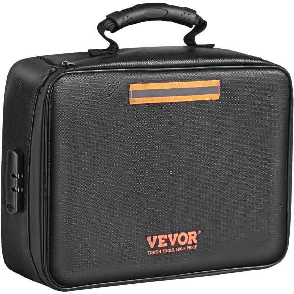 VEVOR Fireproof Document Box, Fireproof Document Bag with Lock 2000, 3-layer Fireproof and Waterproof File Box 14.17x10.63x4.13 inch with Zipper, for Money, Documents, Jewelry and Passport - Image 20