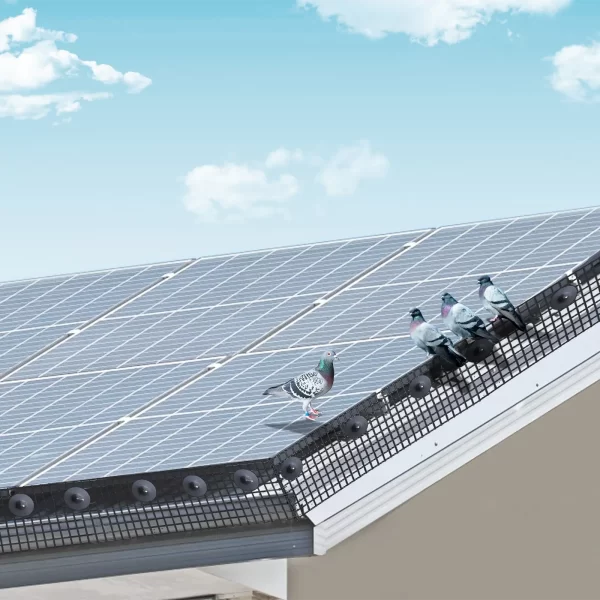VEVOR 6 inch x 50ft Solar Panel Bird Guard, Critter Guard Roll Kit with 50pcs Stainless Steel Fasteners, Solar Panel Guard with Rust-proof PVC Coating, 1/2 inch Wire Roll Mesh - Image 17