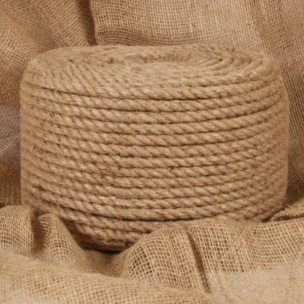 vidaXL Rope 100% Jute 0.6" 3937" - Image 3