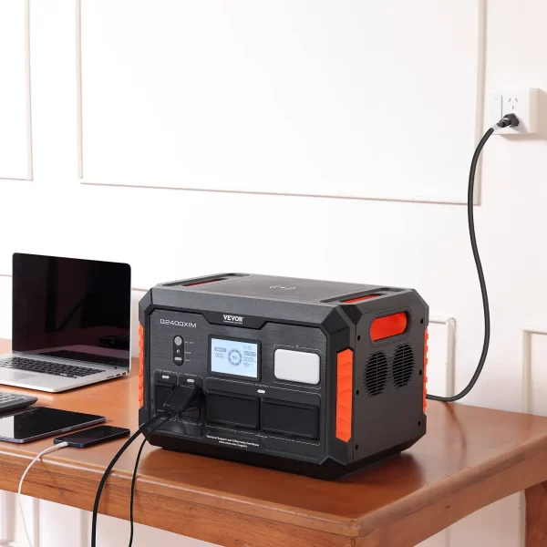 VEVOR Portable Power Station Solar Generator 1843Wh 2400W with 13 Charging Ports - Image 7