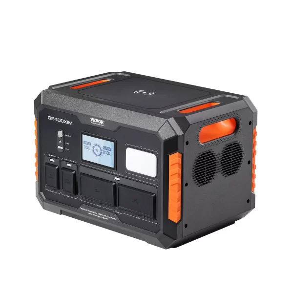 VEVOR Portable Power Station Solar Generator 1843Wh 2400W with 13 Charging Ports - Image 9