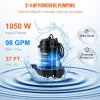 VEVOR Submersible Sewage Pump Water Pump 3/4 HP 5880GPH Cast Iron with Float - Image 23