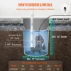 VEVOR Submersible Sewage Pump Water Pump 3/4 HP 5880GPH Cast Iron with Float - Image 36