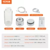 VEVOR Hydrogen Water Bottle Generator, 380 ml / 13.4 oz Capacity Portable Hydrogen Water Maker, SPE Technology Hydrogen Rich Water Ionizer Machine with Nasal Inhalation Tube and Self-Cleaning - Image 6