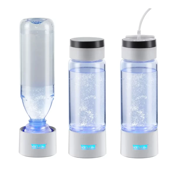 VEVOR Hydrogen Water Bottle Generator, 380 ml / 13.4 oz Capacity Portable Hydrogen Water Maker, SPE Technology Hydrogen Rich Water Ionizer Machine with Nasal Inhalation Tube and Self-Cleaning - Image 8