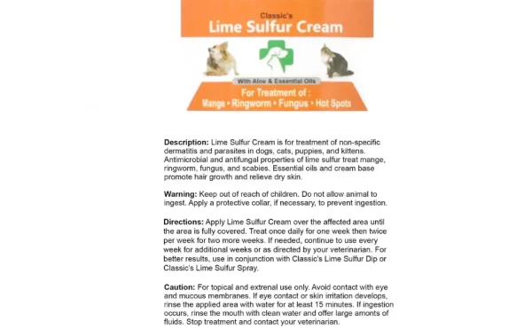 Lime Sulfur Pet Skin Cream - Image 6