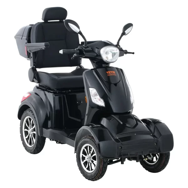 VEVOR Heavy Duty 4-Wheel Mobility Scooters for Seniors & Adults 500lbs Capacity - 31 Miles 3-Speed Long Range, 800W All Terrain Electric Recreational Scooter Wheelchair with 25 Max Climbing Capacity - Image 10