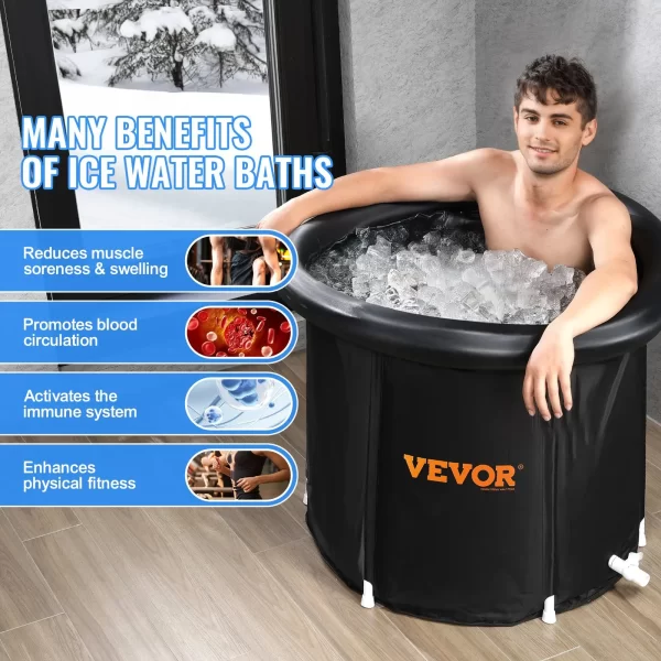 VEVOR Ice Bath Tub for Athlete Cold Water Therapy Plunge Tub Inflatable Bathtub - Image 5